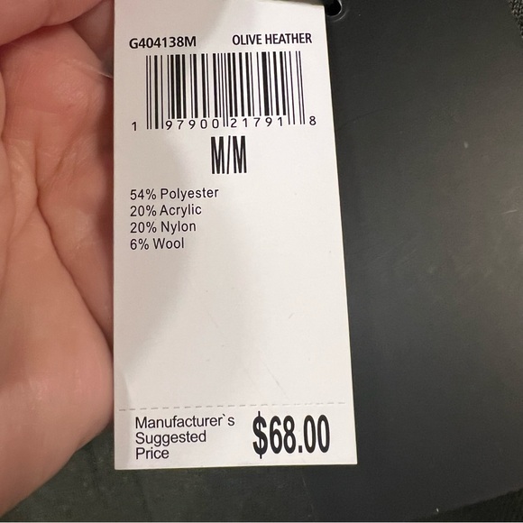 NWT Magaschoni Olive Green Long Sleeve Shirt Size M - Picture 3 of 6